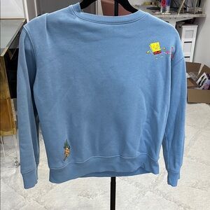 Blue Graphic Children’s Sweater